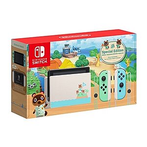 Nintendo Joy-Con Switch Animal Crossing + $35 Dell Promo eGift Card $300 + Free Shipping