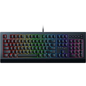 Razer - Cynosa V2 Full Size Wired Membrane Gaming Keyboard with Chroma RGB Backlighting - Black - $26.99 @ Best Buy