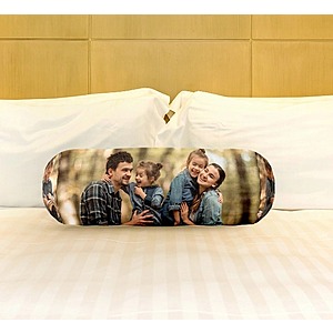 Personalized CanvasChamp Bolster Pillow Starting at $11 (Small, Medium, Large). Shipping $9.99