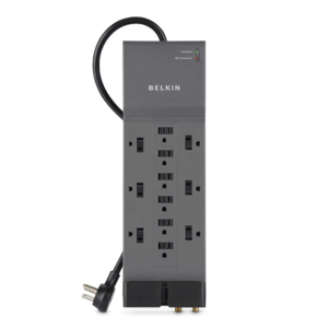 Belkin 12 Outlet Power Conditioner & Surge Protector and designed to protect AV and other sensitive electronics.