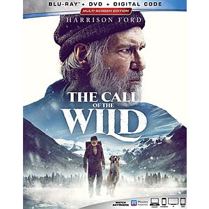 The Call of the Wild (Blu-ray + DVD + Digital) $6 + Free Curbside Pickup