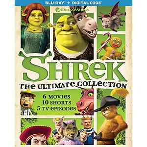 Blu-ray Collections: Shrek: The Ultimate Collection (Blu-ray + Digital) $15.99, John Hughes Yearbook Collection (Blu-ray + Digital) $11.99 & More + Free Shipping