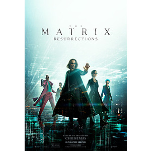 Atom Tickets: The Matrix Resurrections Movie Tickets Buy 1, Get 1 Free
