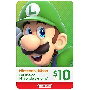 Video Game Gift / Subscription Cards: Xbox, Nintendo & More: Buy One, Get One 15% Off (Email delivery)