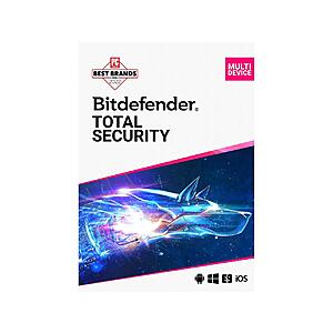 1-Year Bitdefender Total Security (2022) (Digital Download) + $10 Domino's Gift Card (Email Delivery) $19.99 @ Newegg