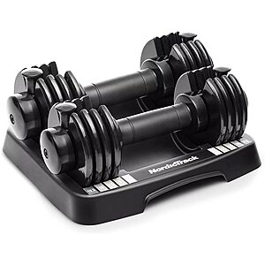 NordicTrack 25-Lb (12.5 Lb per Dumbbell) Select-A-Weight Adjustable Dumbbells (Pair) $39.98 + Free Shipping for Plus Members @ Sam's