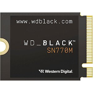 Best Buy Plus & Total Members: 1TB WD BLACK SN770M SSD for ROG Ally & Steam Deck $70 & More + Free Shipping