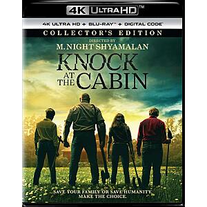 Knock at the Cabin Collector's Edition (4K UHD + Blu-ray + Digital) $8.50 + Free Shipping