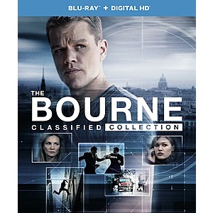 Blu-ray Movie Collections: The Bourne Classified Collection $11.05 & More + Free Shipping