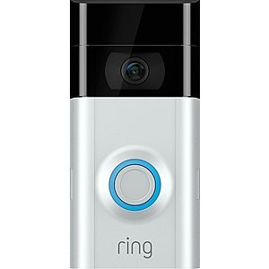 Ring Video Doorbell 2 (Satin Nickel) + Echo Dot (3rd Gen) $140 + Free S/H