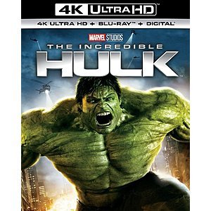 The Incredible Hulk (4K Ultra HD + Blu-ray + Digital HD) $8.99 + Free Store Pickup @ Best Buy