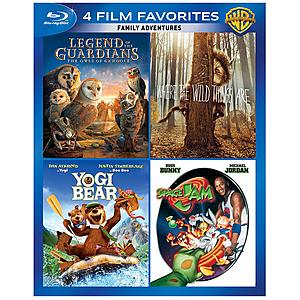 4-Film Favorites: Family Adventures (Blu-ray): Yogi Bear, Space Jam & More $7.95 + Free Shipping