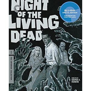 Night of the Living Dead: Criterion Collection (Blu-ray) $14.94 @ Walmart & Amazon