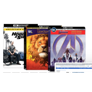 Various Blu-ray & 4K UHD Blu-ray Movie Steelbooks B2G1 Free + Free Shipping
