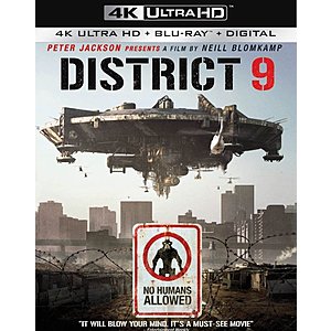District 9, Whiplash or Fury (4K UHD + Blu-ray + Digital) $10 Each & More + Free Curbside Pickup