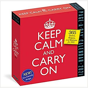 2021 Wall Calendar: Dilbert, Keep Calm and Carry On $8 & More