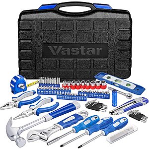 Vastar 102 pc. Tool Box  - General Household Tool Set (AR) $19.00