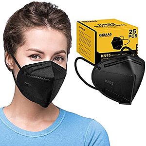 Prime - OKIAAS 25 Pack KN95 Face Mask $2.85