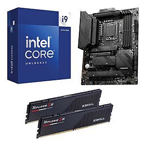 Intel i9 14900K, MSI Z790 MAG Tomahawk WiFi, G.Skill 32GB DDR5-6000 Ram Microcenter In-store Bundle $699.99
