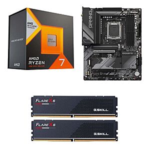 AMD Ryzen 7 7800X3D + Gigabyte B650 X AX Mobo + G.Skill 32GB DDR5-6000 $500 + Free Store Pickup