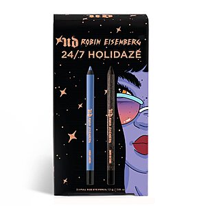 URBAN DECAY Eyeliner Pencil Holiday Gift Set (periwinkle matte and black glitter) $9.99