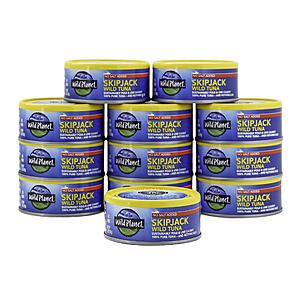 12-Pack 5-Oz Wild Planet Skipjack Wild Canned Tuna (No Salt Added) $18.75 w/ Subscribe & Save