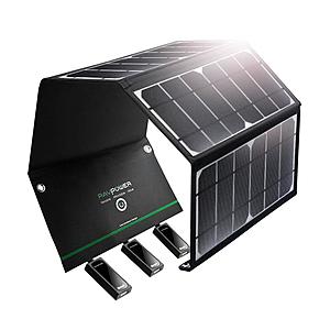 RAVPower 24W 3-Port Solar Charger $39.50 + Free S/H