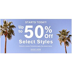 Express Clothing 40-50% Off $0.01