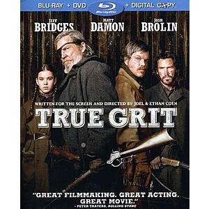 True Grit (Blu-ray+DVD+Digital) $5