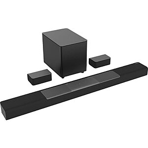 Best Buy: VIZIO 5.1.2-Channel M-Series Premium Sound Bar with Wireless Subwoofer, Dolby Atmos & DTS:X, Dark Charcoal $399.99 + Free Shipping