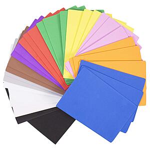 Horizon Group USA Assorted Rainbow 30-Pack Foam Sheets, 8.5x5.5-Inch & 2mm, Value Pack of EVA Foam Sheets in 11 Colors for Crafts Projects, Classrooms, DIY Projects $3.99
