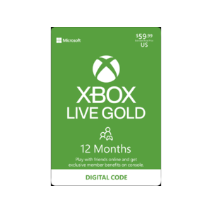 Xbox Gold Live: 12 Month Membership (Digital Code) $49.49 Newegg