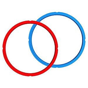 Genuine Instant Pot Sealing Ring, 6 Quart, Red and Blue (2-Pack), $8.96