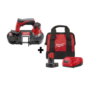 Milwaukee M12 12V Cordless Sub-Compact Band Saw w/ 4.0 Ah Battery, Charger & Bag $129 + Free Shipping
