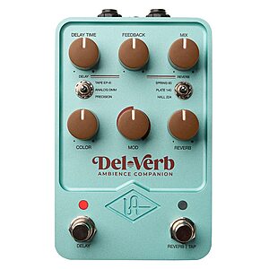 Universal Audio Guitar Effects Pedals (Del Verb, Galaxy '74, and Max Preamp Compressor) $269