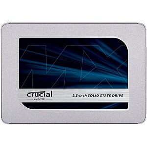 1TB Crucial MX500 Solid State Drive $52 & More + Free Shipping