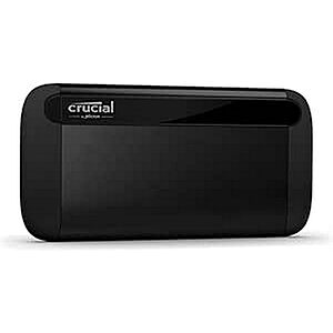 2TB Crucial X8 Portable Solid State Drive $80 + Free Shipping