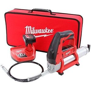 Milwaukee M12 Grease gun kit and 1/4" ratchet $143.65 shipped