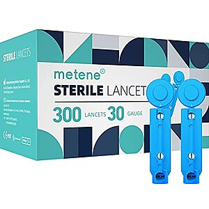 Metene Twist Top Lancets 300 Count, 30 Gauge Diabetic Lancets - $2.79 (+ tax) with coupon and subscribe and save $3.01