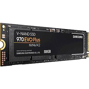 500GB Samsung 970 Evo Plus NVMe PCIe 3.0 x4 SSD (Certified Refurbished) $45 + Free S/H