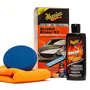 Meguiar's Quik Car Scratch Eraser Kit $16 + Free Store Pickup