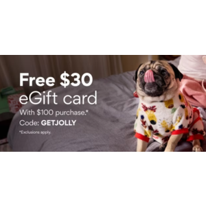 Chewy: Spend $100+ on Eligible Pet Products & Earn $30 Chewy eGift Card + Free S/H