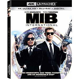 Men in Black: International (4K Ultra HD + Blu-ray) $4