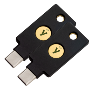 Yubico YubiKey 5 NFC 2-Factor Authentication Security Keys: USB-C 2 for $55, USB-A 2 for $45 + Free Shipping