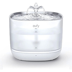 3L eufy Pet Automatic Water Fountain w/ 5-Stage Water Filtration System $39.09 + Free Shipping