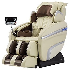 Osaki OS-7200H Pinnacle Massage Chair (Brown, or Cream) $1399 + Free Shipping