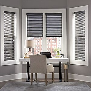 1" Aluminum Mini Blinds (24"x36") $15, Economy Fabric Blackout Roller Shades (24"x36") $18.19 & More + Free Shipping