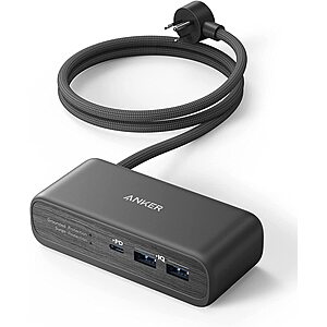 5' Anker USB C Power Strip w/ 3 AC Outlets, 2 USB-A & 1 30W USB-C PD Charging $25.60 + Free Shipping