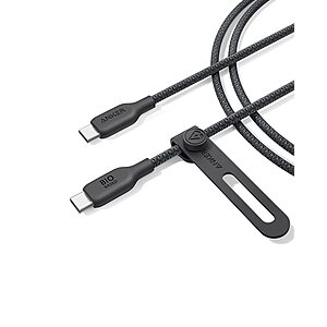 6' or 3' Anker 543 140W USB-C to USB-C Bio-Nylon Charging Cable (Phantom Black) $9.60