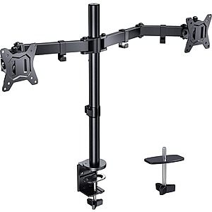 Prime Members: ErGear Fully Adjustable Dual Monitor Stand (for 13-32" Monitors) $15 + Free Shipping